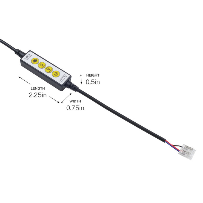 Myhouse Lighting Kichler - 1TUNLCTRBK - Tape Light Controller - Tunable Dry Tape Accessory - Black