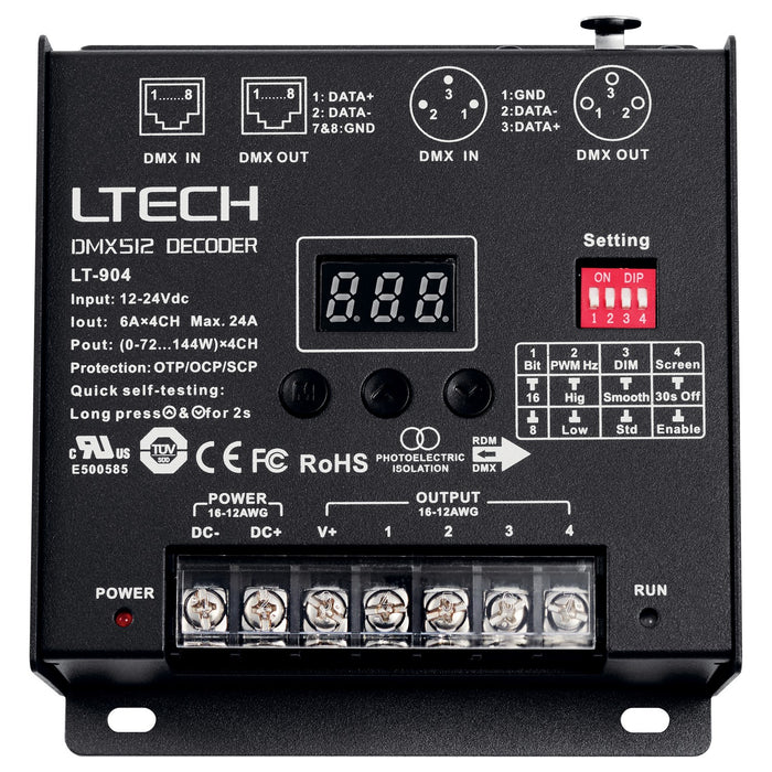 Myhouse Lighting Kichler - 1DMXDBK - Decoder - Tunable Dry Tape Accessory - Black