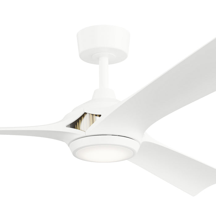 Myhouse Lighting Kichler - 300056-MWH - 56" Ceiling Fan - Veetra - Matte White