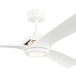 Myhouse Lighting Kichler - 300056-MWH - 56" Ceiling Fan - Veetra - Matte White