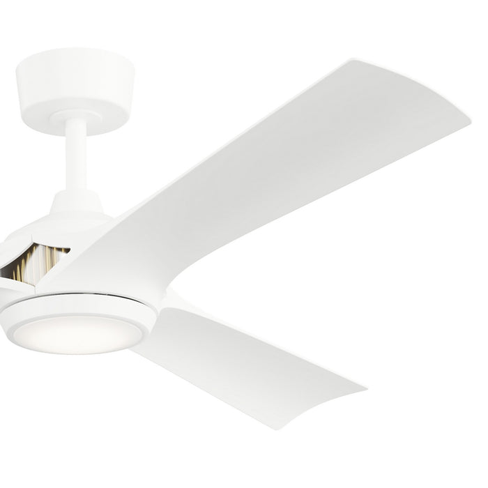 Myhouse Lighting Kichler - 300056-MWH - 56" Ceiling Fan - Veetra - Matte White