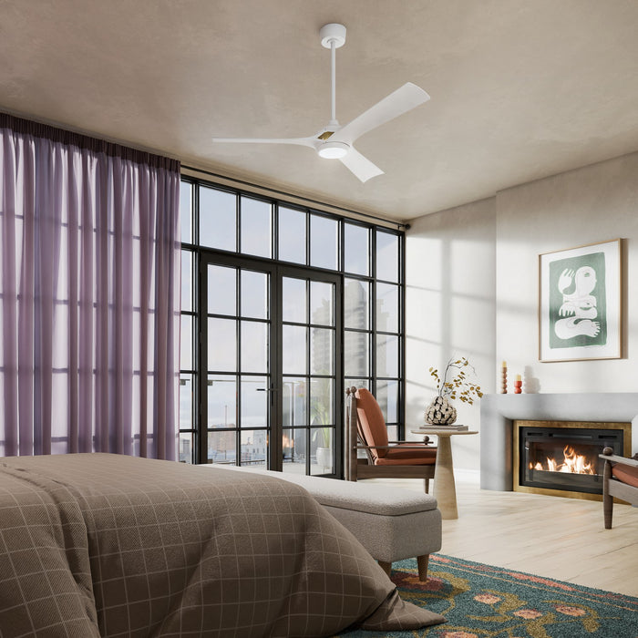 Myhouse Lighting Kichler - 300056-MWH - 56" Ceiling Fan - Veetra - Matte White