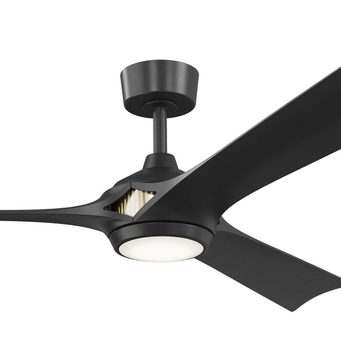 Myhouse Lighting Kichler - 300056-BK - 56" Ceiling Fan - Veetra - Matte Black