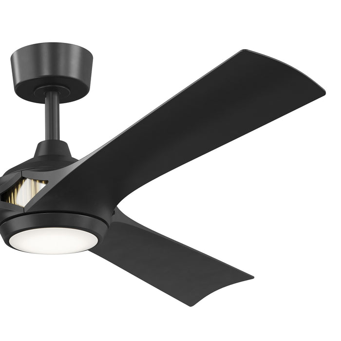 Myhouse Lighting Kichler - 300056-BK - 56" Ceiling Fan - Veetra - Matte Black