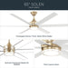 Myhouse Lighting Kichler - 310065-CPZ - 65" Ceiling Fan - Solen - Champagne Bronze