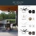 Myhouse Lighting Kichler - 310065-SNB - 65" Ceiling Fan - Solen - Satin Natural Bronze