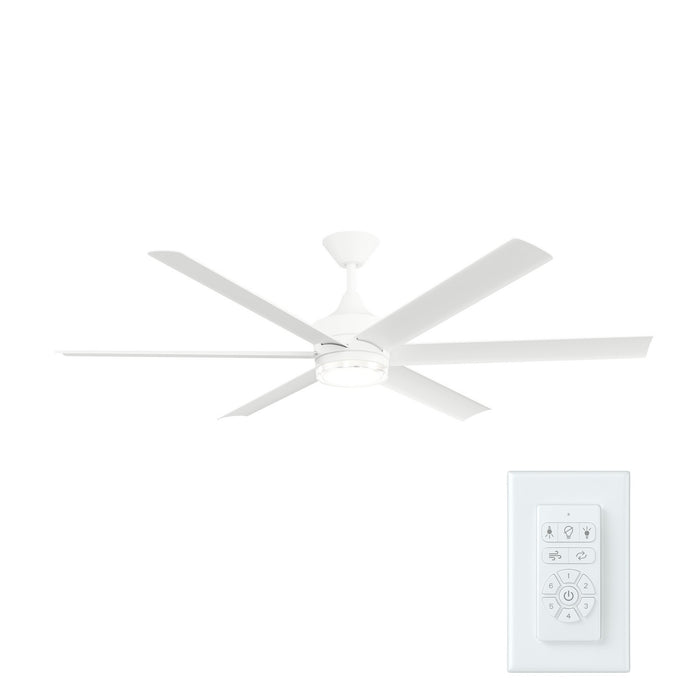 Myhouse Lighting Kichler - 310065-MWH - 65" Ceiling Fan - Solen - Matte White