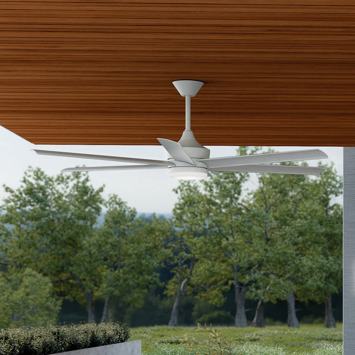 Myhouse Lighting Kichler - 310065-MWH - 65" Ceiling Fan - Solen - Matte White