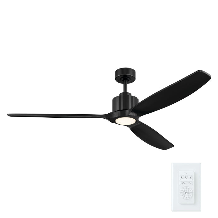 Myhouse Lighting Kichler - 300360-BK - 60" Ceiling Fan - Calyx - Matte Black