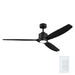 Myhouse Lighting Kichler - 300360-BK - 60" Ceiling Fan - Calyx - Matte Black