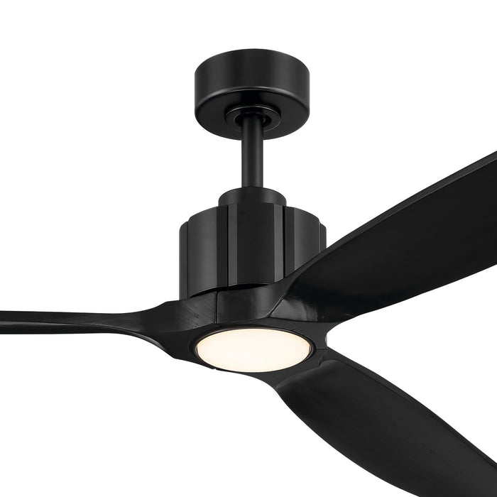 Myhouse Lighting Kichler - 300360-BK - 60" Ceiling Fan - Calyx - Matte Black