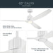 Myhouse Lighting Kichler - 300360-MWH - 60" Ceiling Fan - Calyx - Matte White