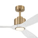Myhouse Lighting Kichler - 300360-CPZ - 60" Ceiling Fan - Calyx - Champagne Bronze