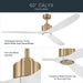 Myhouse Lighting Kichler - 300360-CPZ - 60" Ceiling Fan - Calyx - Champagne Bronze