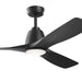 Myhouse Lighting Kichler - 300054-BK - 54" Ceiling Fan - Volos II - Matte Black