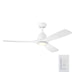 Myhouse Lighting Kichler - 300054-MWH - 54" Ceiling Fan - Volos II - Matte White