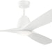 Myhouse Lighting Kichler - 300054-MWH - 54" Ceiling Fan - Volos II - Matte White