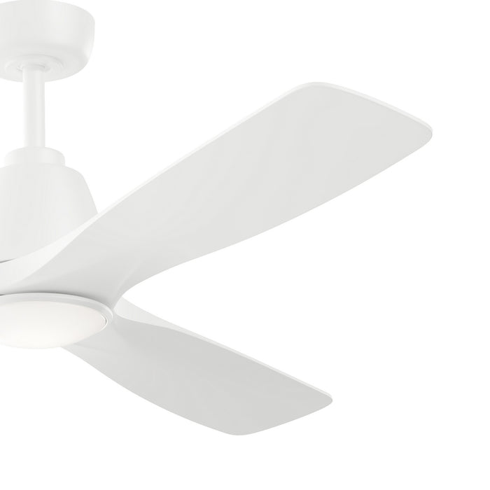 Myhouse Lighting Kichler - 300054-MWH - 54" Ceiling Fan - Volos II - Matte White