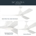 Myhouse Lighting Kichler - 300054-MWH - 54" Ceiling Fan - Volos II - Matte White