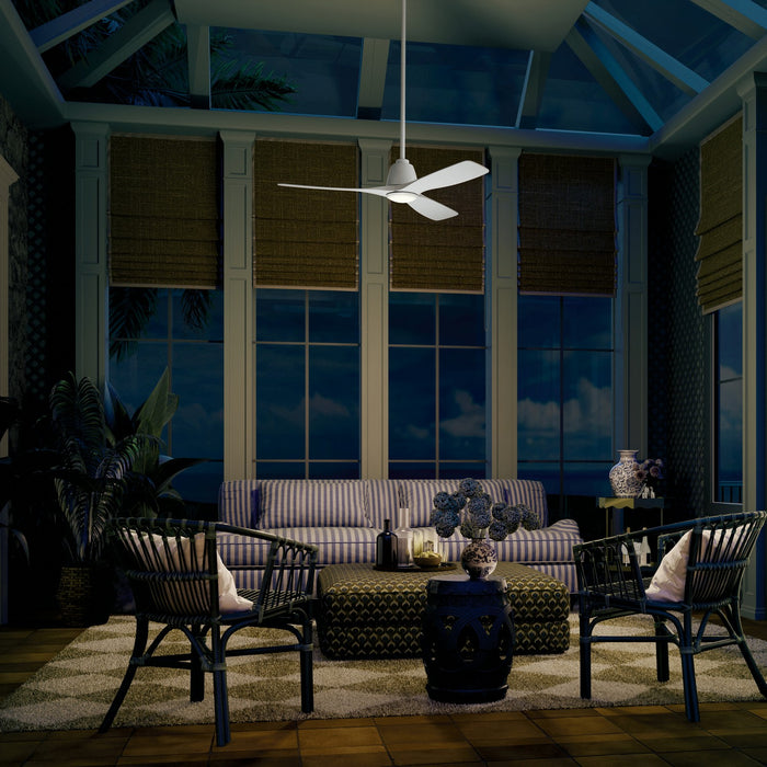 Myhouse Lighting Kichler - 300054-MWH - 54" Ceiling Fan - Volos II - Matte White