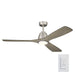 Myhouse Lighting Kichler - 300054-NI - 54" Ceiling Fan - Volos II - Brushed Nickel