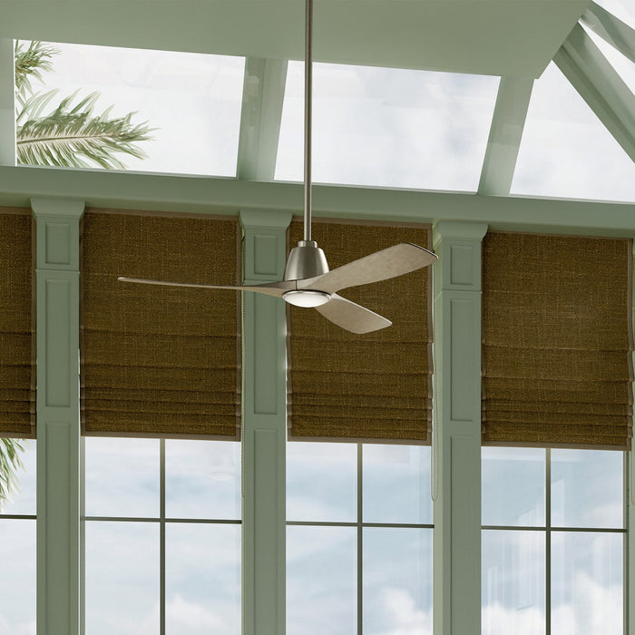 Myhouse Lighting Kichler - 300054-NI - 54" Ceiling Fan - Volos II - Brushed Nickel
