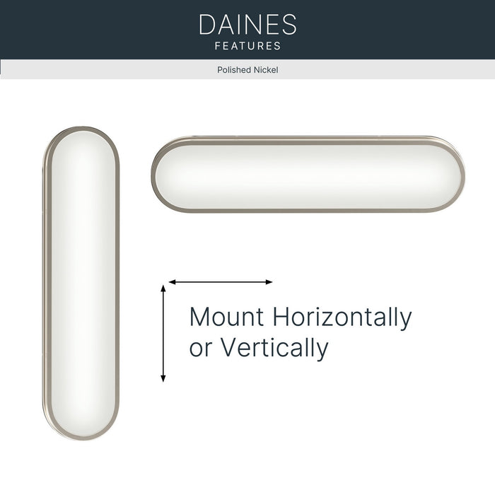 Myhouse Lighting Kichler - 55246PNLED - LED Bath Bar - Daines - Polished Nickel