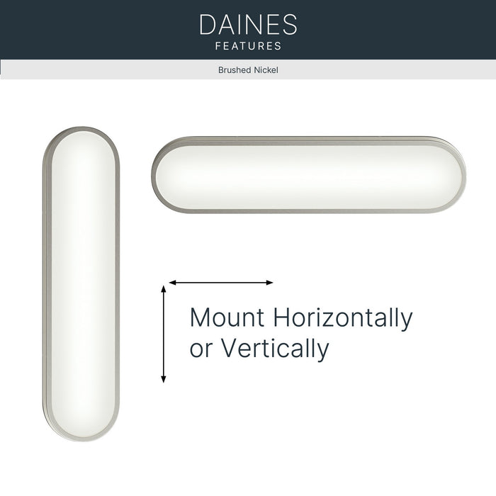 Myhouse Lighting Kichler - 55246NILED - LED Bath Bar - Daines - Brushed Nickel