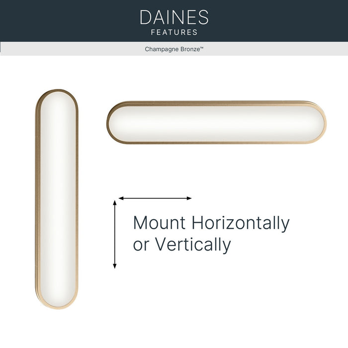 Myhouse Lighting Kichler - 55247CPZLED - LED Bath Bar - Daines - Champagne Bronze