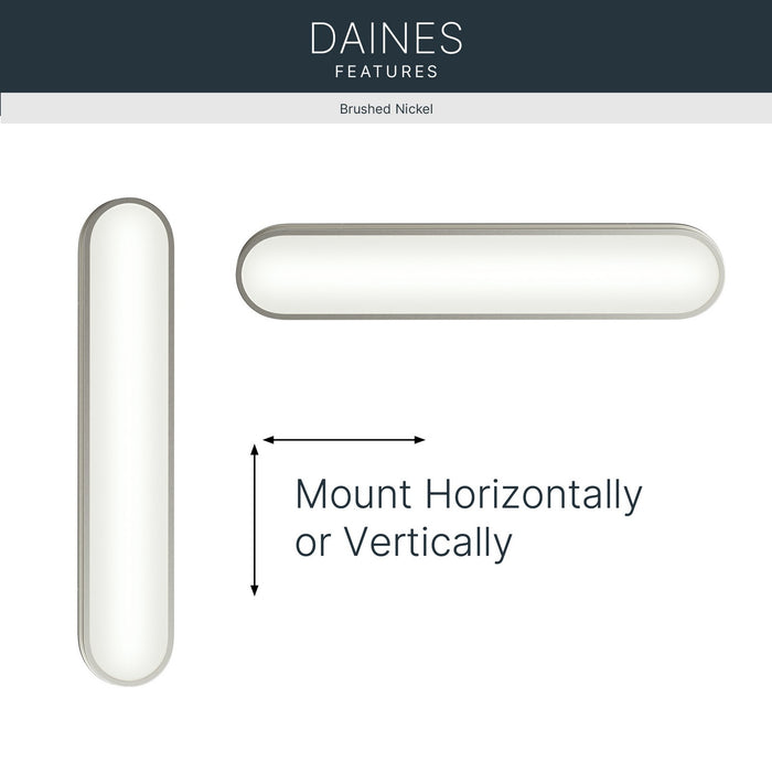 Myhouse Lighting Kichler - 55247NILED - LED Bath Bar - Daines - Brushed Nickel