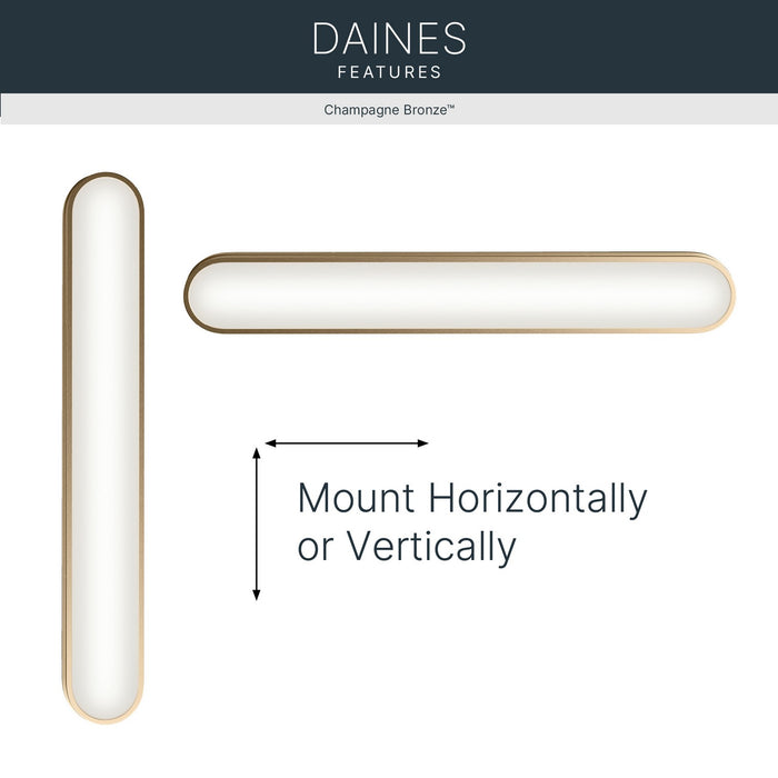 Myhouse Lighting Kichler - 55248CPZLED - LED Bath Bar - Daines - Champagne Bronze