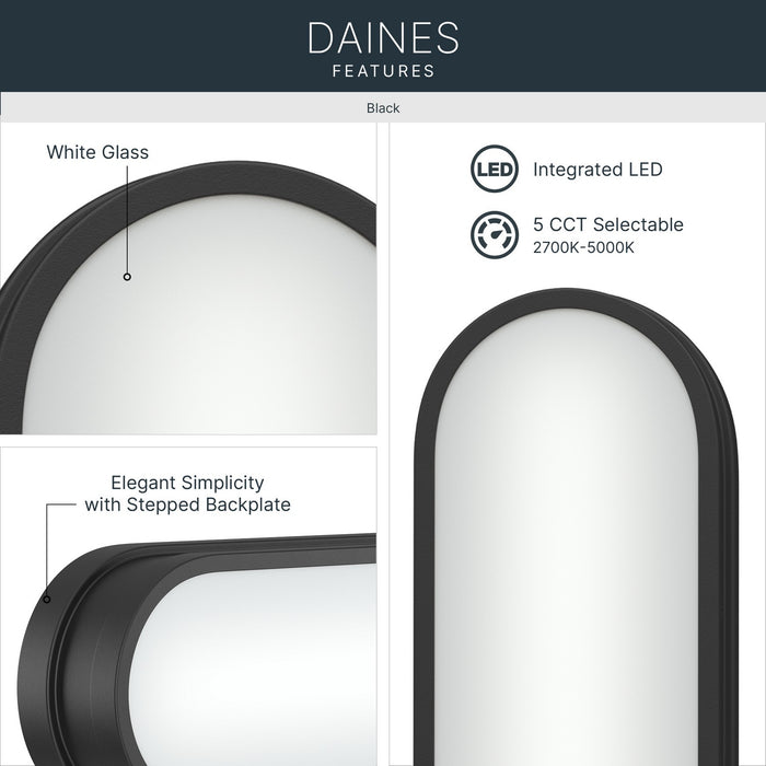 Myhouse Lighting Kichler - 55248BKLED - LED Bath Bar - Daines - Black
