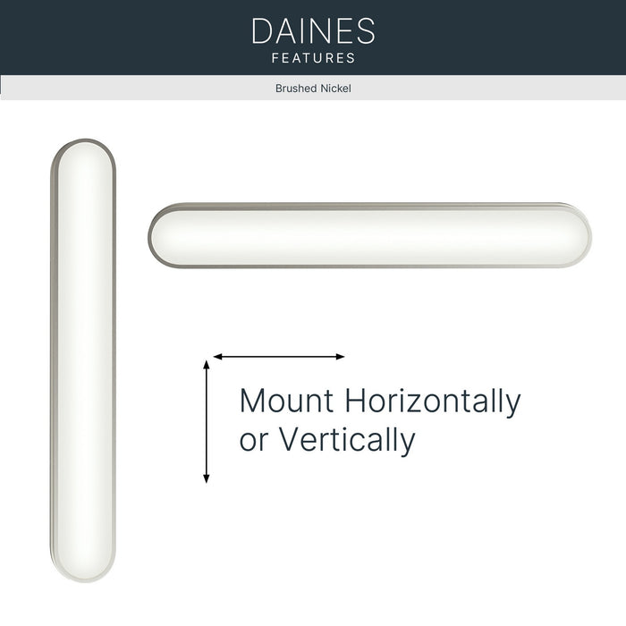 Myhouse Lighting Kichler - 55248NILED - LED Bath Bar - Daines - Brushed Nickel