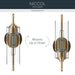 Myhouse Lighting Kichler - 55250CPZ - One Light Wall Sconce - Niccol - Champagne Bronze