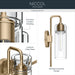 Myhouse Lighting Kichler - 55250CPZ - One Light Wall Sconce - Niccol - Champagne Bronze