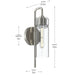 Myhouse Lighting Kichler - 55250NI - One Light Wall Sconce - Niccol - Brushed Nickel