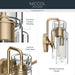 Myhouse Lighting Kichler - 55251CPZ - Two Light Bath - Niccol - Champagne Bronze