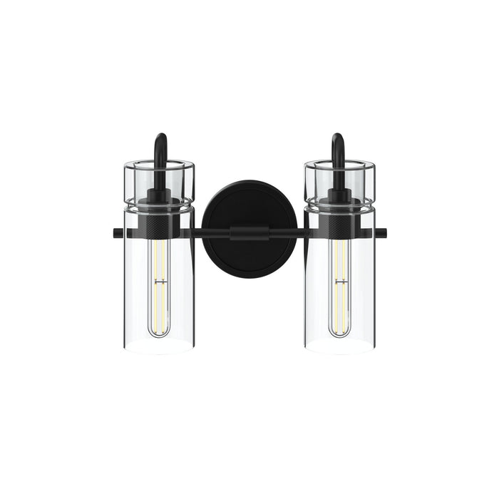 Myhouse Lighting Kichler - 55251BK - Two Light Bath - Niccol - Black
