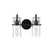Myhouse Lighting Kichler - 55251BK - Two Light Bath - Niccol - Black