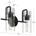 Myhouse Lighting Kichler - 55251BK - Two Light Bath - Niccol - Black