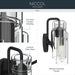 Myhouse Lighting Kichler - 55251BK - Two Light Bath - Niccol - Black