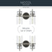 Myhouse Lighting Kichler - 55251NI - Two Light Bath - Niccol - Brushed Nickel