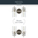 Myhouse Lighting Kichler - 55251PN - Two Light Bath - Niccol - Polished Nickel
