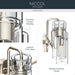 Myhouse Lighting Kichler - 55251PN - Two Light Bath - Niccol - Polished Nickel
