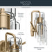 Myhouse Lighting Kichler - 55252CPZ - Three Light Bath - Niccol - Champagne Bronze