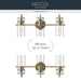 Myhouse Lighting Kichler - 55252CPZ - Three Light Bath - Niccol - Champagne Bronze
