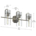 Myhouse Lighting Kichler - 55252NI - Three Light Bath - Niccol - Brushed Nickel