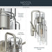 Myhouse Lighting Kichler - 55252NI - Three Light Bath - Niccol - Brushed Nickel