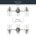 Myhouse Lighting Kichler - 55252NI - Three Light Bath - Niccol - Brushed Nickel