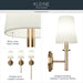 Myhouse Lighting Kichler - 52808CPZ - One Light Wall Sconce - Kleine - Champagne Bronze